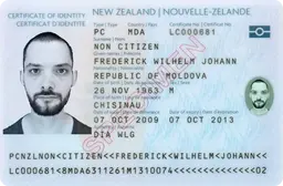 Certificate of Identity