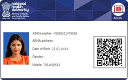 Indian Abha card