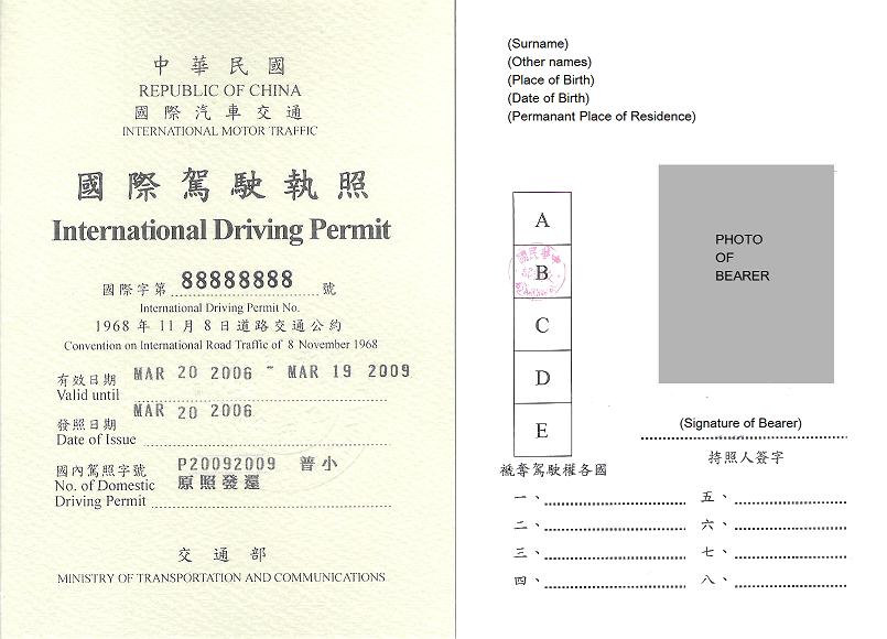 International driving permit Smartphone ID