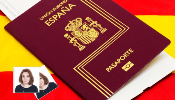 passport photo for golden visa Spain