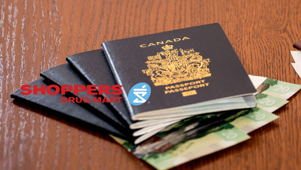 Shopper Drug Mart passport photo cost in Canada