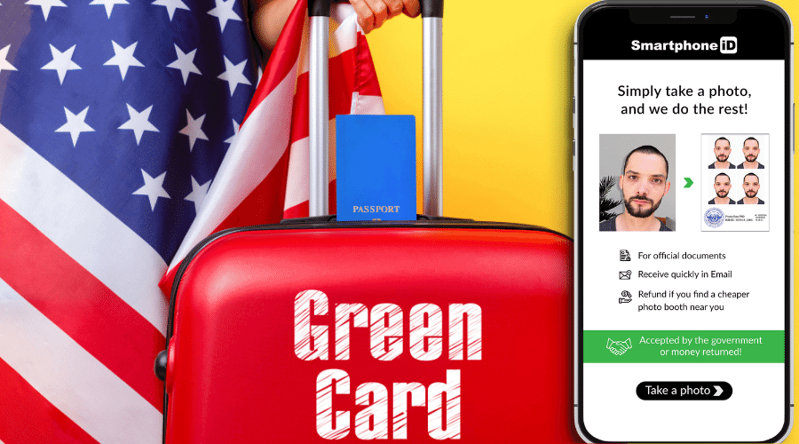 Green Card Photo at Home Using Your Phone
