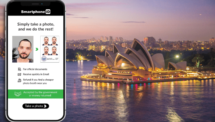 Passport Photo Sydney With Your Phone and smartphone id app