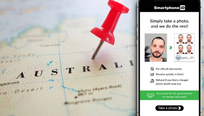 Passport Photos at Home Using Your Phone and smartphone id app  in australia.