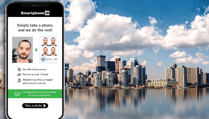 visa photo in Toronto with smartphone id app