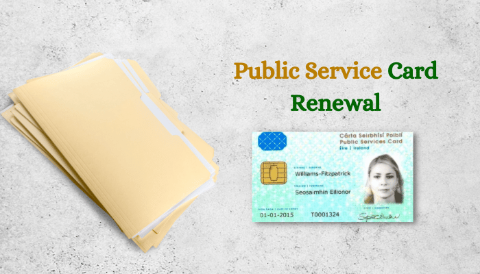  Public Service Card Renewal documents