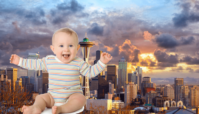 Baby Passport Photo in Seattle