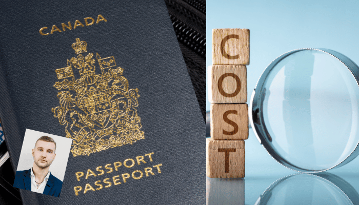 cost of a passport photo in Canada