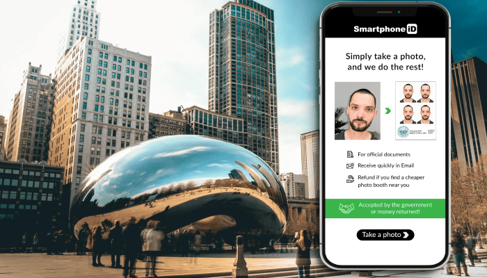 Take Your Passport Photo in Chicago With Your Phone