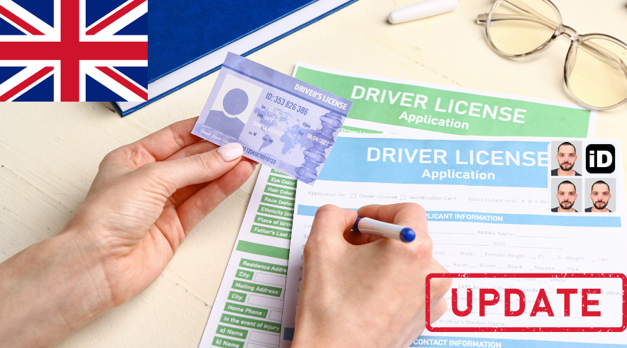 renew UK driving license
