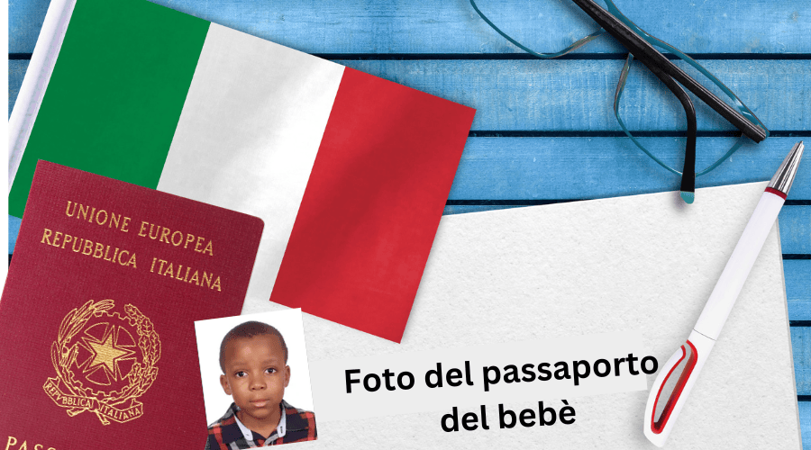 Foto  passaporto  bebè